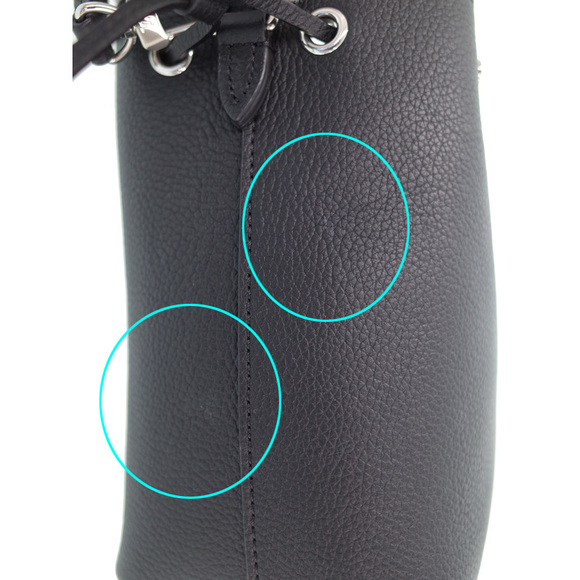 Louis Vuitton Nano LockMe Bucket Shoulder Bag Black - Picture 6 of 9